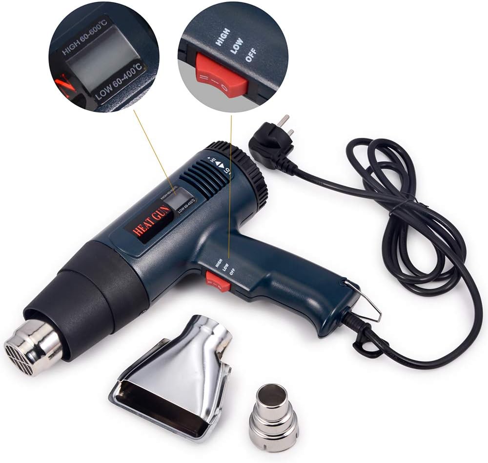 WINJUN Auto Vinyl Wrap Tool Kit for Vehicle Glass Protective Film Window Wrapping Tint Installing - Include: Squeegees, Scraper, Magnet Holders, Gloves, Film Cutters, Heat Gun: Automotive