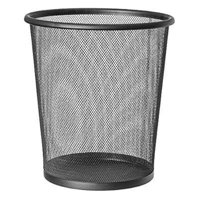 Rubbish Can Bote de Basura Retro, Estilo Industrial, Hierro Forjado