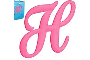 Joez Wonderful Letter Charms for Bogg Bag, Alphabet Lettering Charms, Accessories Inserts for Bogg Bag, Decorative Letter Accessories for Beach Bag Handbag Tote Decoration, Pink