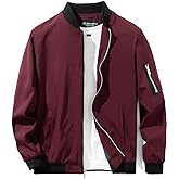 URBANFIND Men's Slim Fit Lightweight Sportswear Jacket Casual Bomber Jacket