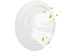 EJVFN BVB0574‑00 Mobile Home Parts Vent Fan Grille Cover 9-5/8" – White Exhaust Fan Grille for V2262‑50, V2270‑50, V2270‑75, V2290‑50 – Durable, Fade-Resistant, Easy Install, High Flow Ceiling Vent Cover