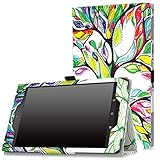 MoKo Case for Fire HD 8 2015 [Previous 5th Gen ONLY] - Slim Folding Cover with Auto Wake/Sleep for Amazon Kindle Fire HD 8
