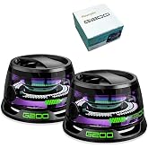 Hounyoln 2 Pcs G200 Magnetic Bluetooth Speaker,Multifunctional Portable Mini Speaker with Multi RGB Color Light Show-3D Surround Sound Effect,Christmas Birthday Gifts