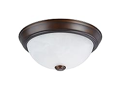 Aspen Creative 63013-2A Two-Light Flush Mount in