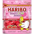 HARIBO Sweet & Sour Hearts Gummi Candy, 9 oz. (Pack of 8)