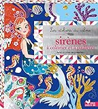 Sirènes à colorier et à pailleter - boite avec accessoires by