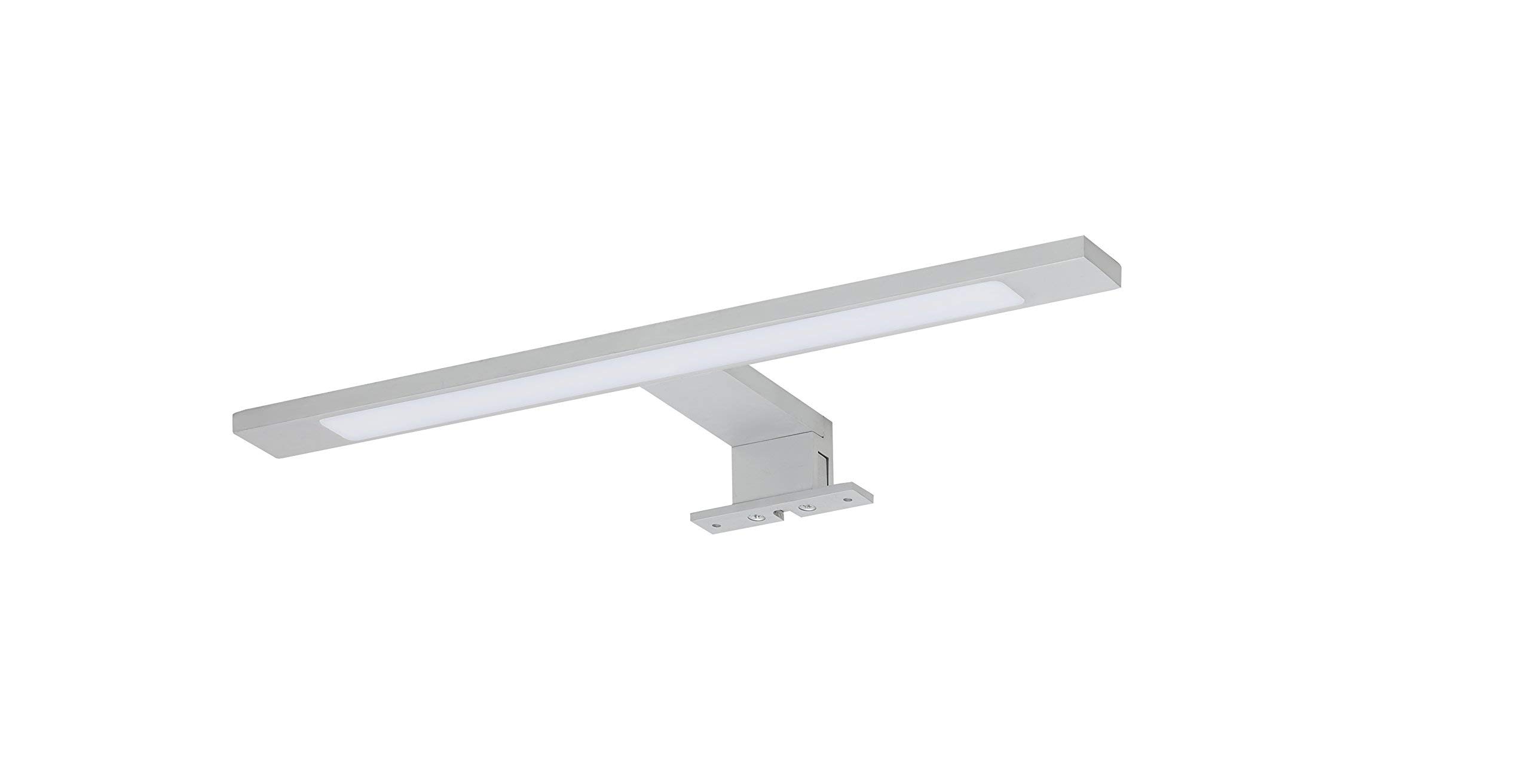 Tiger Ancis LED Bathroom Mirror Lamp, Aluminium, Acrylic, Vinyl, Transparent, 40 x 3.9 x 11 cm