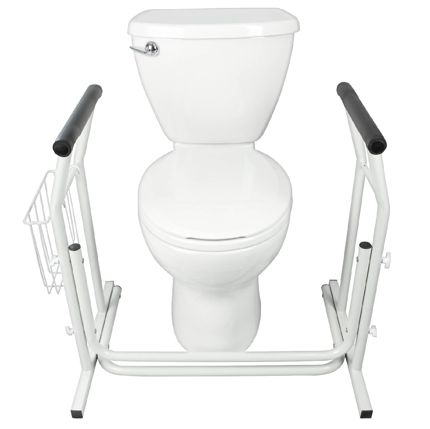 Stand Alone Toilet Rail by Vive Medical Bathroom Safety Assist Frame