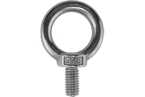 Stainless Steel 316 3/8" Lifting Eye Bolt 3/8" UNC Marine Grade