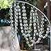 10 Feet Crystal Beads Chain Garland of Clear Chandelier Bead Lamp Chain