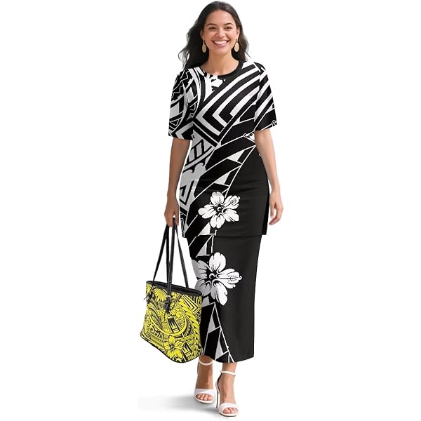 knee length dresses for ladies FT Bula Fiji Dress – Flame and Flamingo main image 1