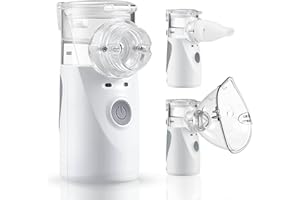 HAFULOKY Portable Nebulizer - Nebulizer Machine for Adults and Kids Travel and Household Use, Handheld Mesh Nebulizer for Breathing Problems