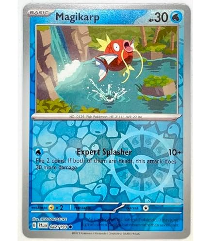 basic magikarp pokemon card value Amazon.com: Pokemon - Magikarp 129/165 - Pokemon 151 - Reverse Foil