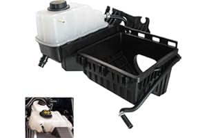 PPNZQAUT 603-275 Engine Coolant Reservoir Tank with Cap & Bracket Compatible with 2011 - 2017 Ford Expedition, F-150, Lobo | Lincoln Mark LT, Navigator, Overflow Reservoir Replaces# BL3Z8A080B
