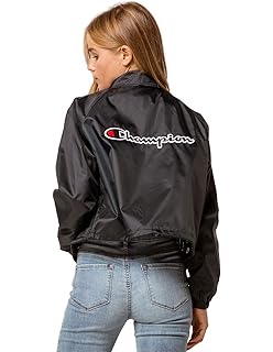 champion women's heritage coaches jacket
