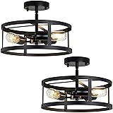 XPEHK 3-Light Semi Flush Mount Ceiling