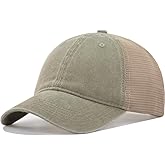 Comfy Vintage Trucker Baseball Hat- M/L/XL/XXL Women Men Unstructured Washed Dad Cap | Snapback | Soft Crown | Soft Mesh