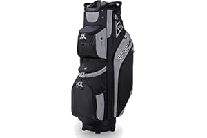LIVSINGOLF Durable Golf Cart Bag with Rainhood and 14 Way Top Full Length Divider and 9 Pockets for Organization,Golf Bags for Men Woman