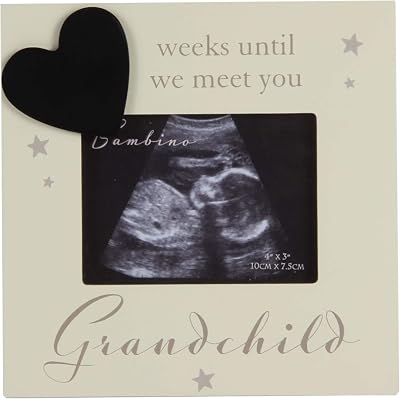 Bambino Countdown Baby Scan Frame Grandparents Weeks Until We Meet You 4x3