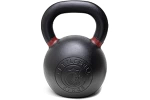 Kettlebell Kings Powder Coated Kettlebell Weights - 9-97 lb Strength Training Kettlebells for Men and Women - Hand Weights Workout Gym Equipment - Weights Set for Home Gym- New