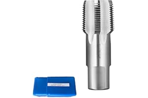 Tap Pipe Extended Pipe threadtap NPT high Speed Steel (HSS) Lengthened Taper Pipe Thread Taps DRINYOUNG (1-1/8" NPT)