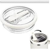 40 oz Leak Proof Lid for Stanley Cup Accessories with Flip Straw, Spill Proof Lid Replacement, No Spill Cup Top for Cream Stanley Quencher (Beige, 1 Pack)