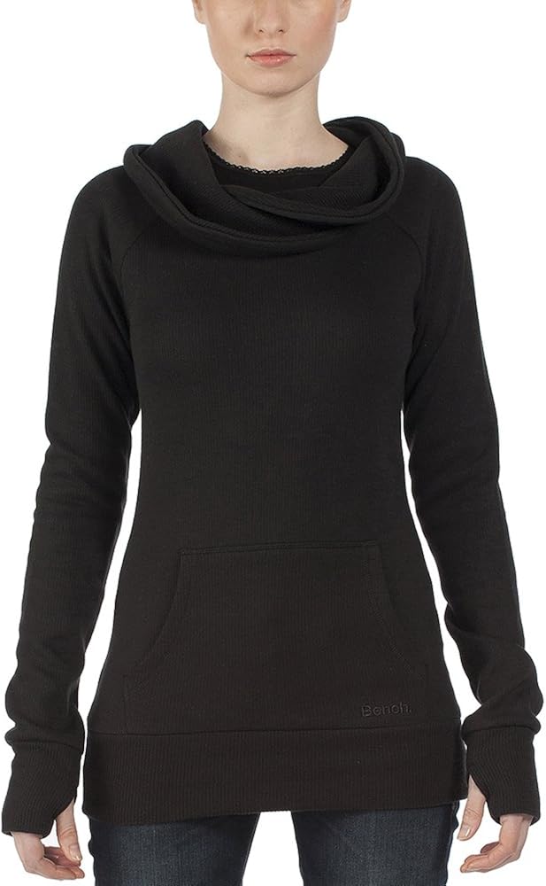 Bench Women's DOPIOFUN II Jumper, Jet Black, Size 10 (SizeSmall) Amazon.co.uk Clothing