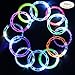 24 Pack Flashing Colorful LED Grow Bracelets with 6 Spare Batteries For Wedding, Birthdays, Concert, Night Games Fun Events