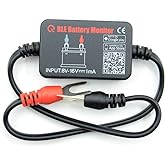 QUICKLYNKS BM2 Bluetooth Battery Monitor 12V Car Battery Tester for Lead Acid, Auto Battery Load Tester with Cranking Charging Test, LowVolt Alarm for Car/RV/Motorcycle/Truck/Boat/Solar Power System