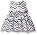 Youngland Baby Girls' 2 Piece Dress Chevron Print Dress with Cardigan