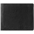 Corkor Cork Bifold Wallet for Men – RFID Safe - Vegan Leather – Natural Cork – Environment Friendly - Black