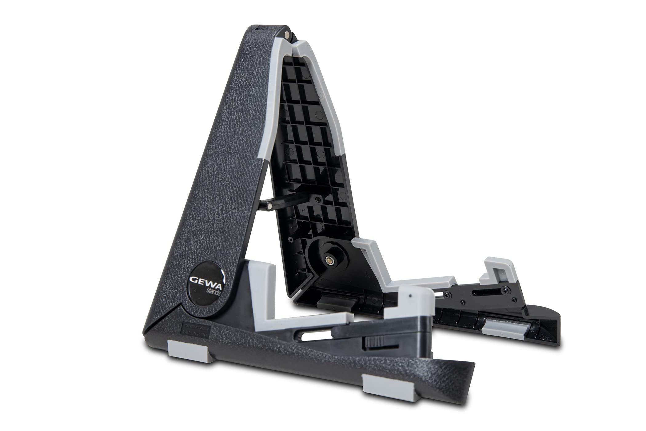 GEWA Violin/Viola/Ukulele Stand Light - Plastic - Soft Rubber Coated - Adjustable - Lightweight 180 g - Compact for Travel