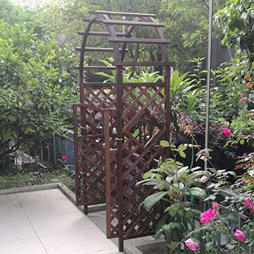 REXX Torbogen Rankenbogen Gartenpergola Rosenbogen Freistehend Gartenlaube für Kletterpflanzen Romantischer… – Bild 3