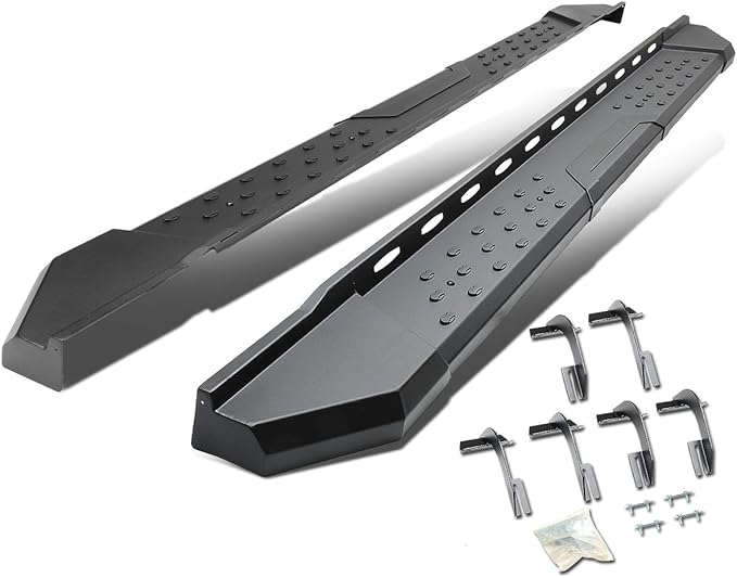 5.5" Black Aluminum Side Step Nerf Bar Running Board