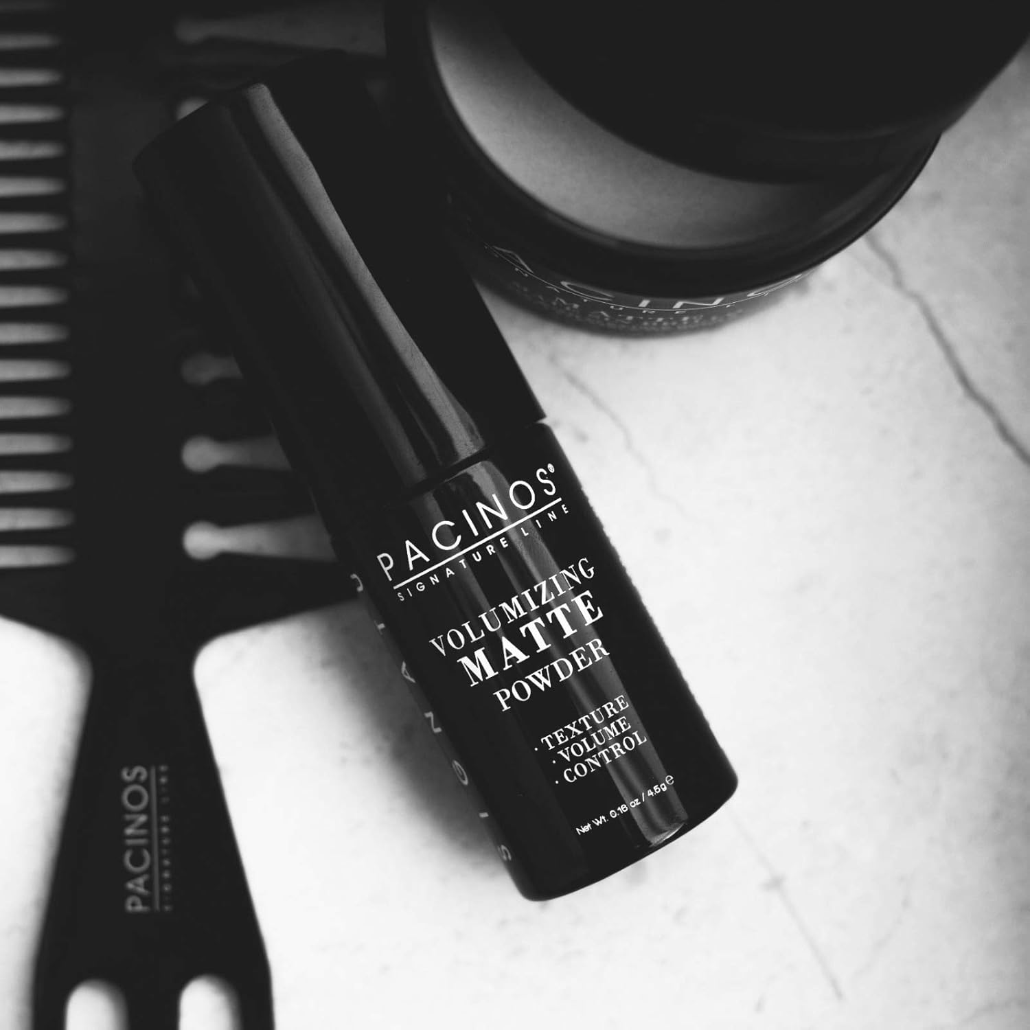 Pacinos Matte Texturizing Hair Powder - Volumizing Powder Adds Texture, Volume, Control & Absorbs Excess Oil for a Natural Finish - Styling Texture Powder for All Hair Types: Beauty