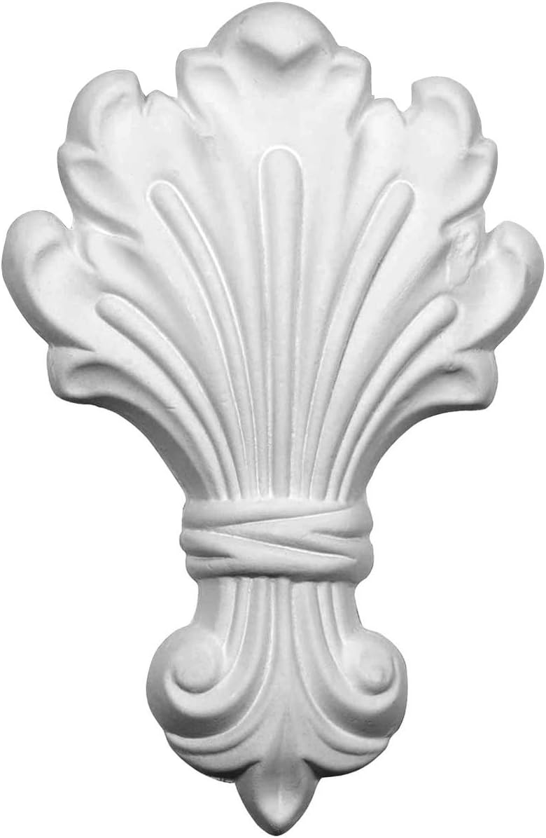 Ekena Millwork ONL08X06X01HA 5 1/2-Inch W X 8 1/4-Inch H X 1 1/8-Inch P Harvest Bush Large Onlay - - 