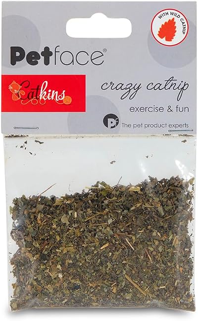 Petface Catkins Crazy Catnip Natural Wild Catnip 15 g Pack