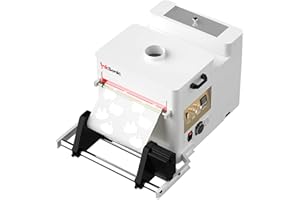 ROCROW InkSonic A3 Automatic Powder Shaking Heating Machine, 13" DTF Powder Shaker & Dryer for Transfers, 3-in-1 Oven with Powder Coating, Curing, Winding, Compatible with XP600/i1600/i3200