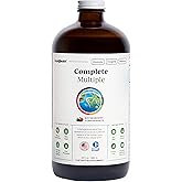 LIQUIDHEALTH Complete Multiple Adult Liquid Multivitamin - Essential Vitamins, Minerals &amp; Nutrients, Immune Support, Gut Health, Energy, Detox - Made in USA, Vegan, Non-GMO, Sugar-Free (32 oz)