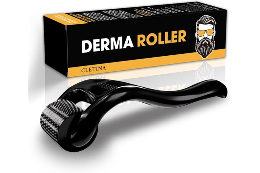 540 Titanium Derma Roller – Microneedle Micro Needle Roller for Men and Women Home Use – Microneedling Roller Microneedle Skin Care Tool A8