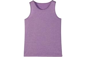 Hercugifts Girls/Kids/Teen Quick Dry Tank Tops Undershirts Moisture Wicking Active Athletic Sleeveless Shirts （Age 5-16Y）