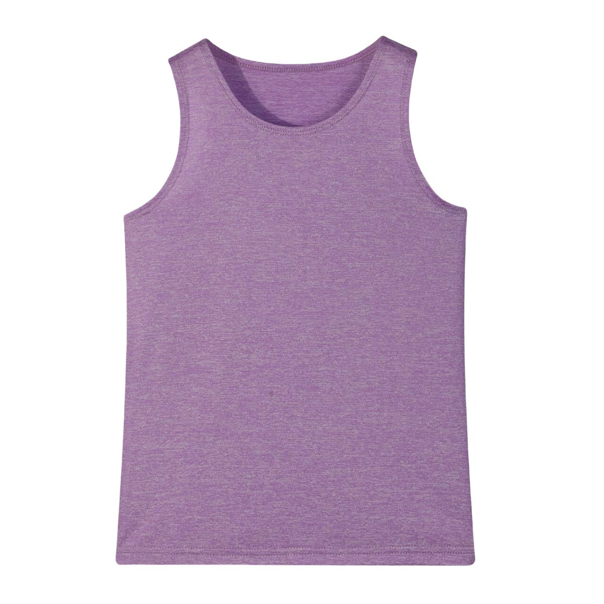Photo 1 of Hercugifts Girls/Kids/Teen Quick Dry Tank Tops Undershirts Moisture Wicking Active Athletic Sleeveless Shirts ?Age 5-16Y? Light Purple