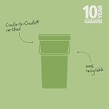 Brabantia Sort & Go 12L Waste Bin Fir Green with Stay-Open Lid view 6