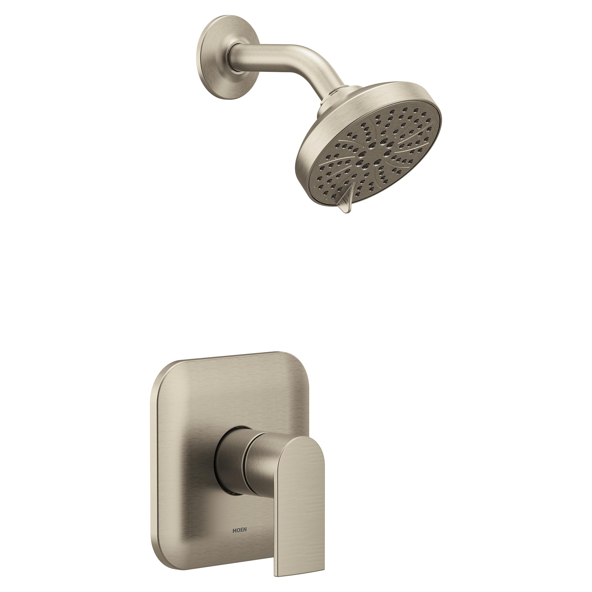 Photo 1 of Moen UT2472EPBN Genta LX M-CORE 2-Series 1-Handle Shower Trim Kit, Valve Required, Brushed Nickel