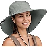 Solaris Wide Brim Women Sun Hat, UPF 50+ Sun Protection Outdoor Hat for Gardening Hiking Safari, Only Suitable Small Head