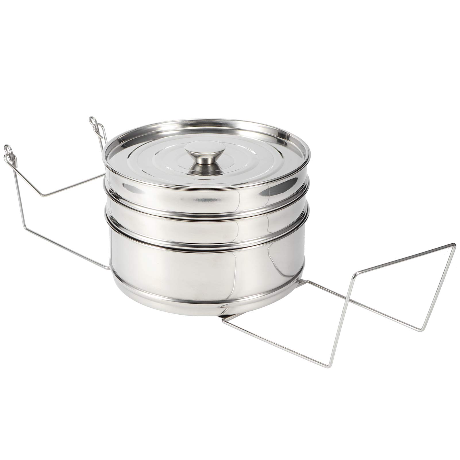 Photo 1 of Cooker Pot, Food Steamer, Stackable Pressure Cooker Accessories, StainlessSteel Kitchen Home for Vegetables Rice