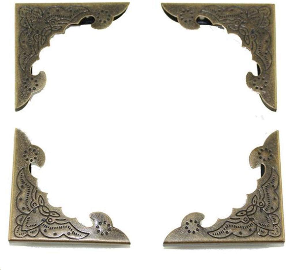 Haidong 30Pcs 40mm Side Length Notebook Protection Corner Decorative Corner Book Corner Album Corner Guard Inside