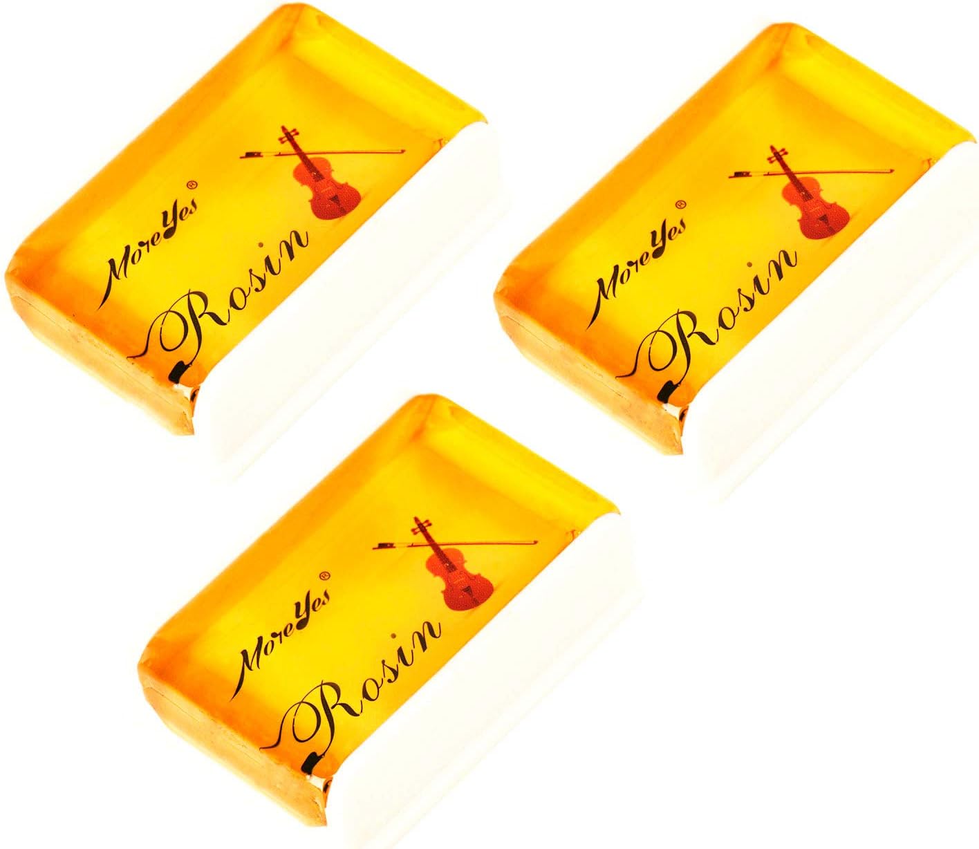 String Rosin for Violin Viola and Cello Rosin for Bows (yellow 3 pack)