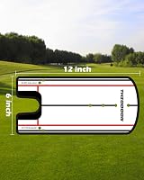 THIODOON Golf Putting Mirror 30x15 cm Putter Alignment Mirror Practice view 2