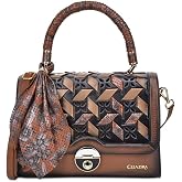 Cuadra Women's Satchel Bag in Genuine Leather
